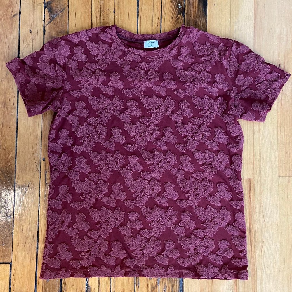 Aritizia Wilfred Floral Embroidered T-Shirt
